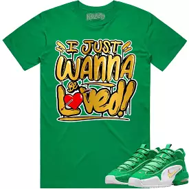 Penny 1 Stadium Green 1s Shirt to Match - GOLD METALLIC LOVED