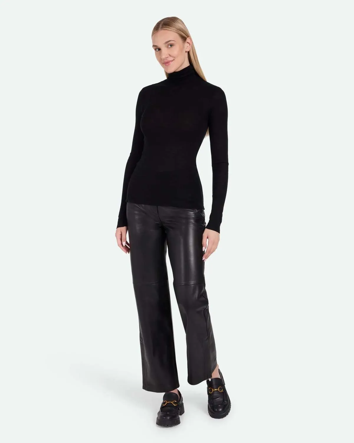 pernilles turtleneck - Black