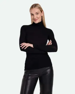 pernilles turtleneck - Black