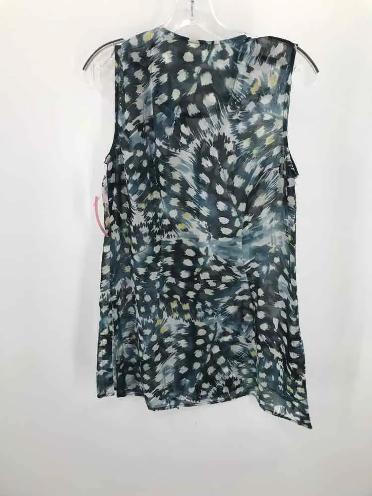 Pre-Owned Cabi Blue Size Small Tunic Tank Top