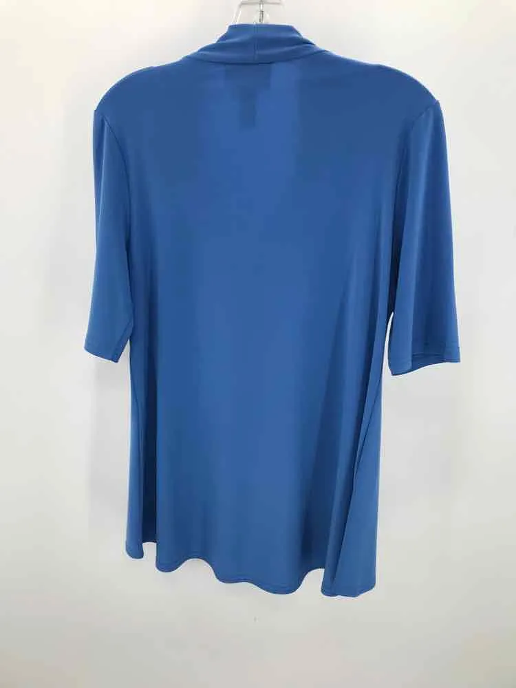 Pre-Owned Joseph Ribkoff Blue Size 8 Tunic Blouse