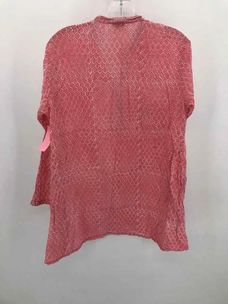 Pre-Owned Roberta Roller Rabbit Pink Size Small Tunic Blouse