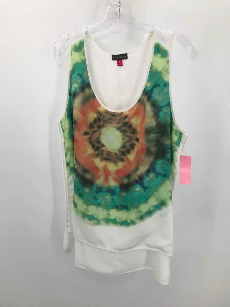 Pre-Owned Vince Camuto White Size Medium Tunic Tank Top