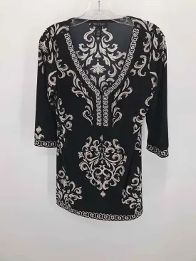 Pre-Owned WHBM Black Size Small Tunic Blouse