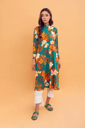 PRINTED FLORAL TUNIC