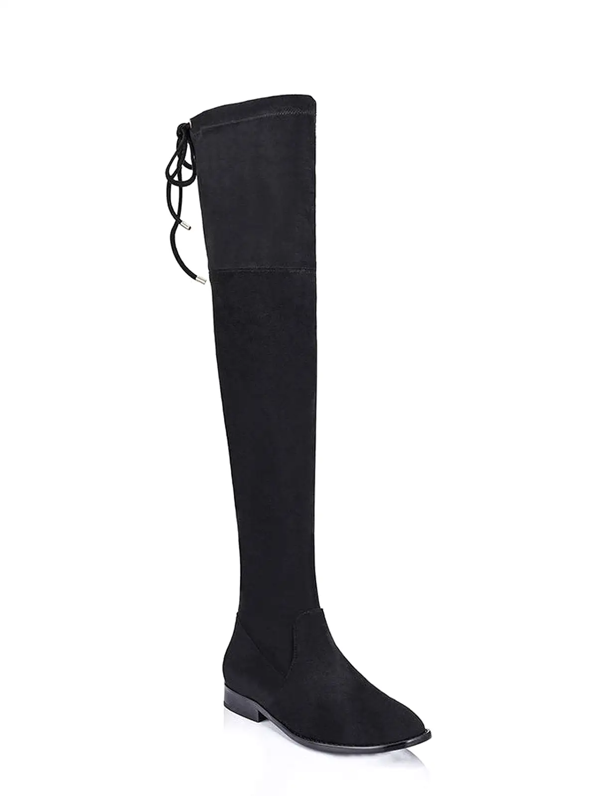 Quest Tall Boots - Black Microsuede