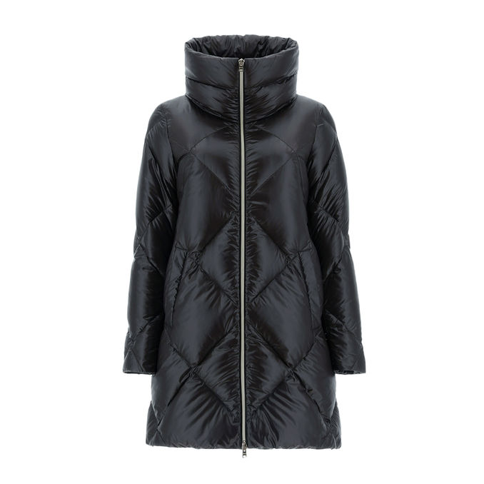 QUILTED DOWN JACKET Woman Black