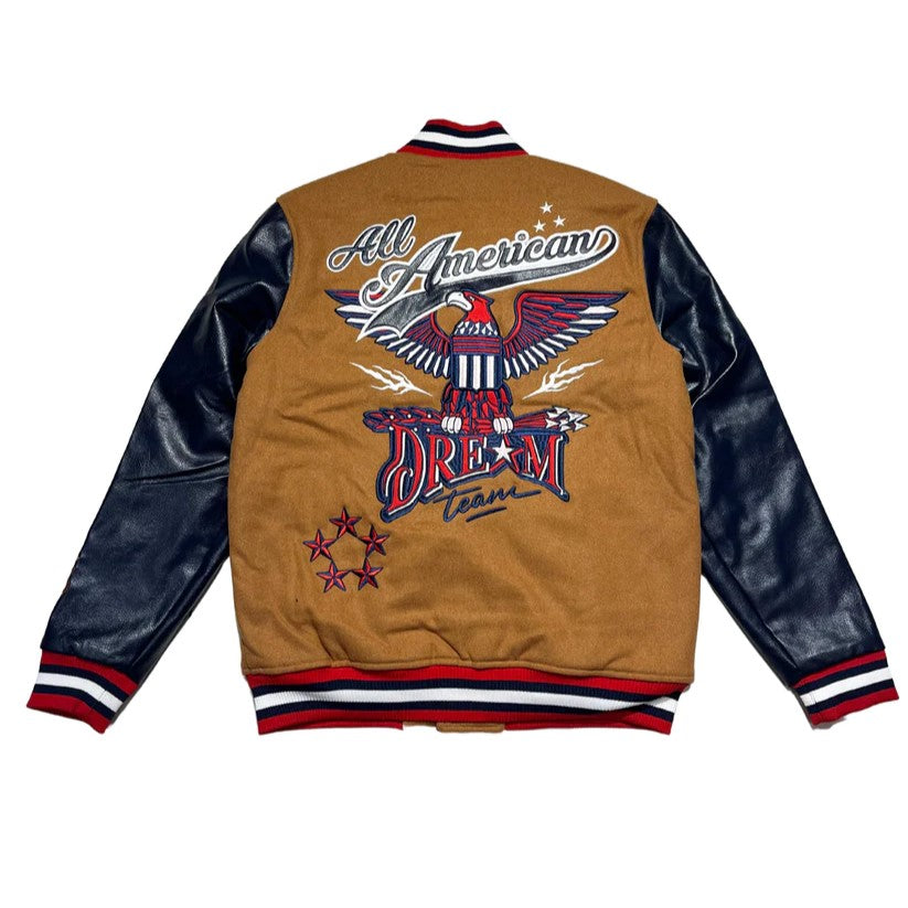 REBEL MINDS Dream Team Varsity Jacket