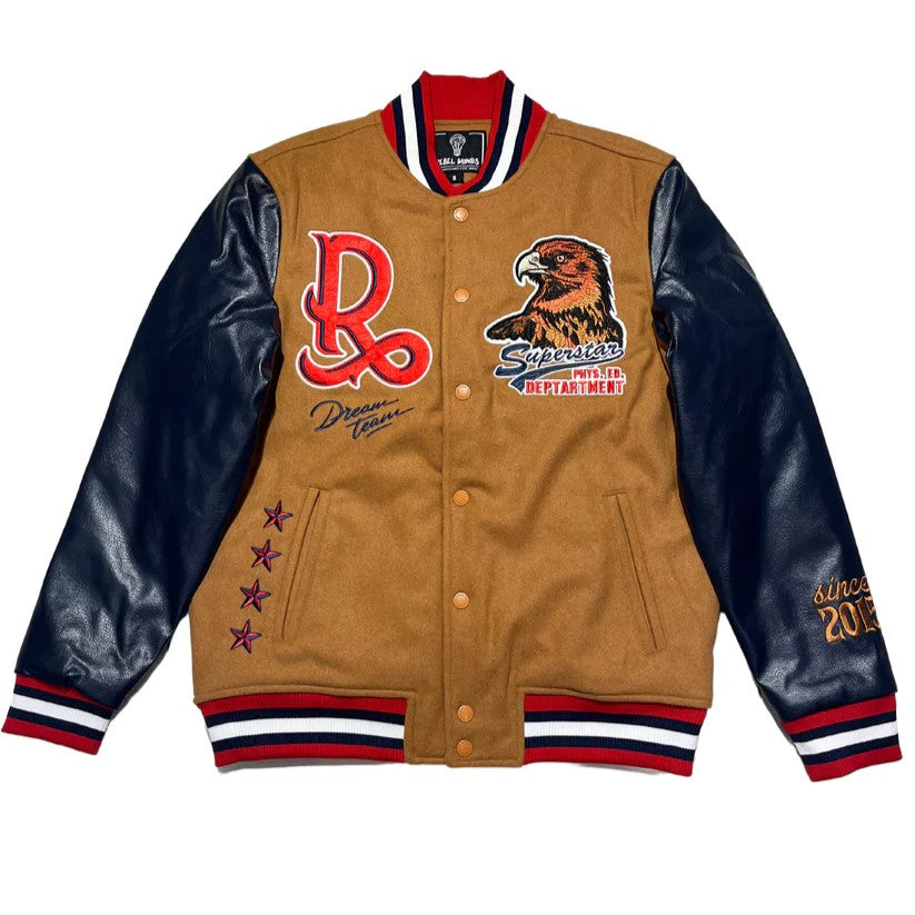 REBEL MINDS Dream Team Varsity Jacket