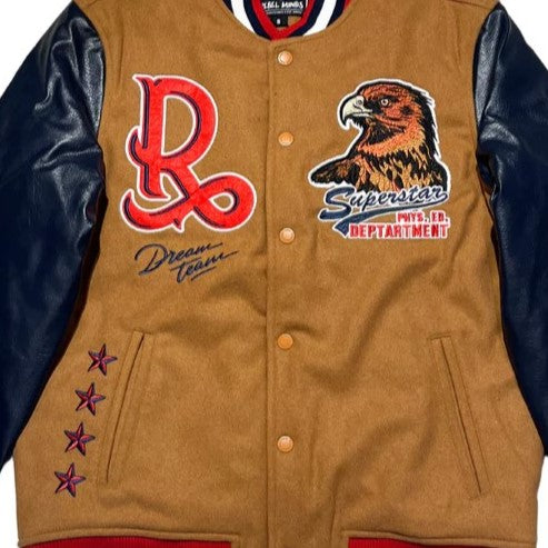 REBEL MINDS Dream Team Varsity Jacket