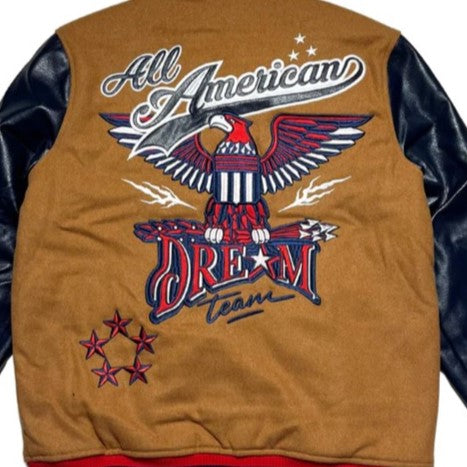 REBEL MINDS Dream Team Varsity Jacket