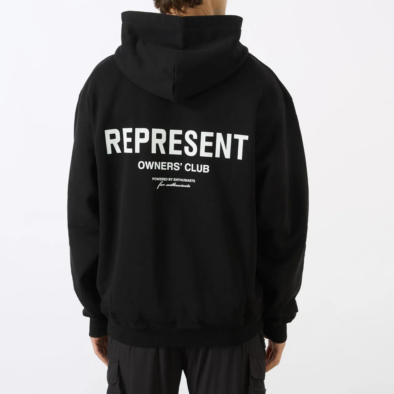 REPRESENT Owners Club Logo Hoodie - Black