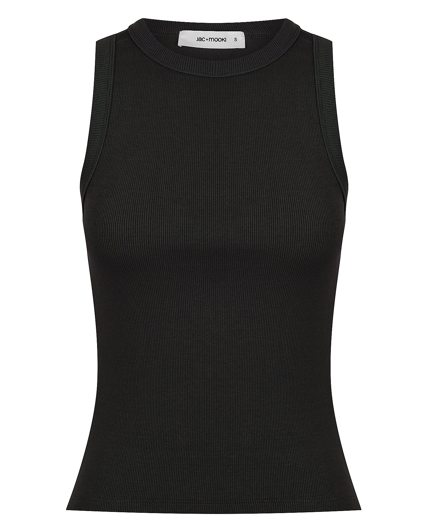 RIB TANK - JET BLACK