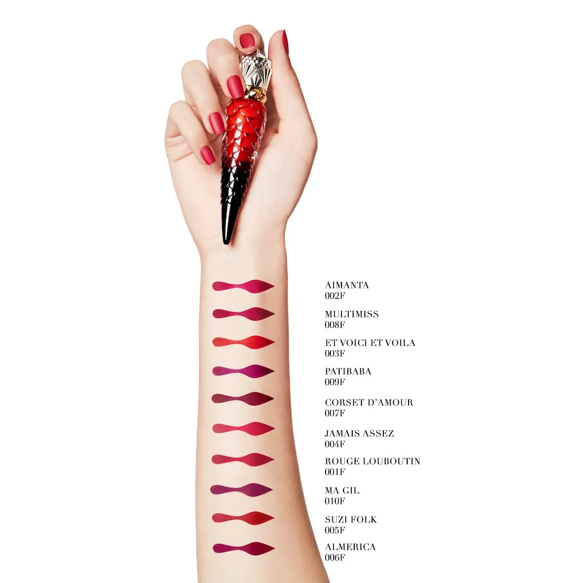 Rouge Louboutin Matte Fluids Matte liquid lipstick - Corset d'Amour