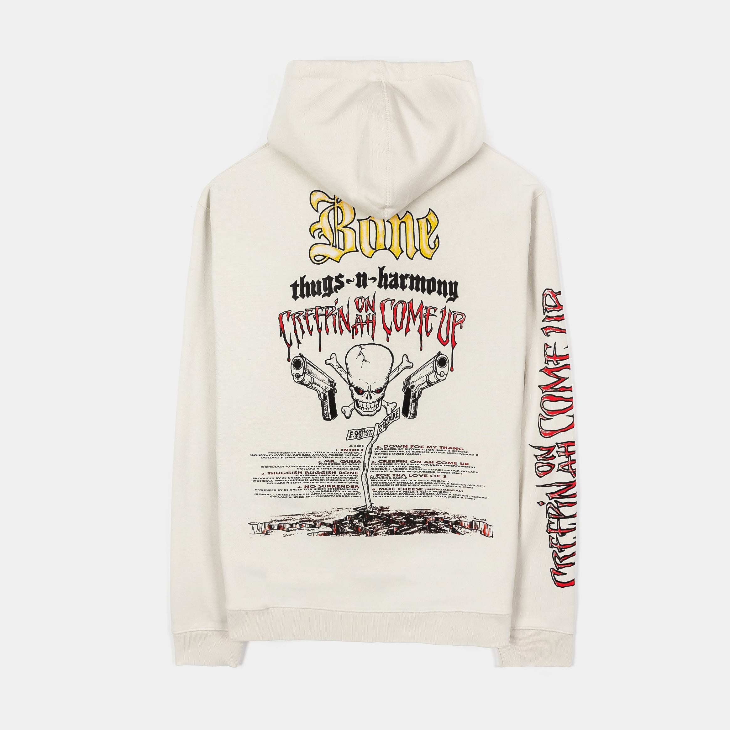 SP x Bone Thugs N Harmony Creepin Pullover Mens Hoodie (Beige)