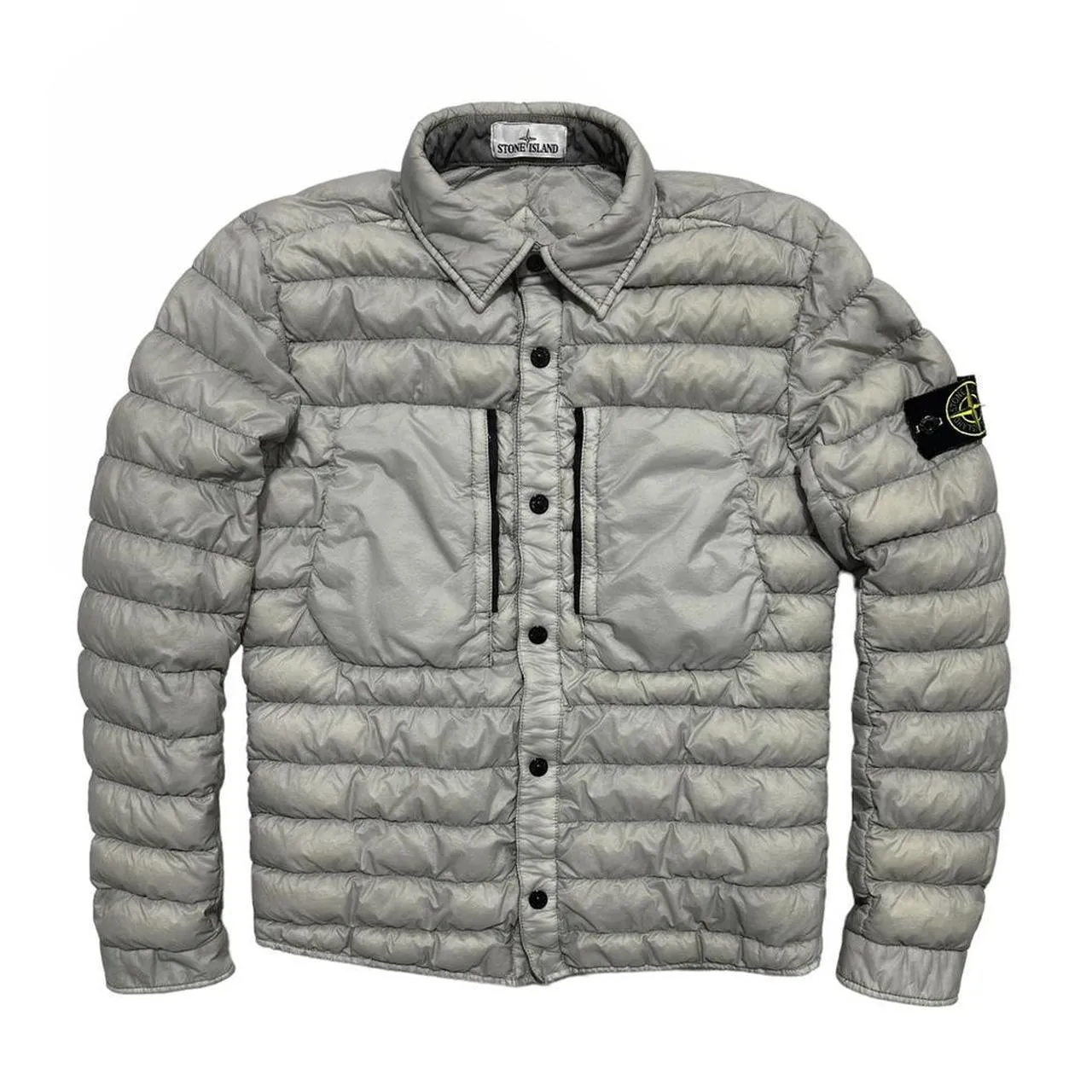 Stone Island Quilted Down Overshirt Jacket