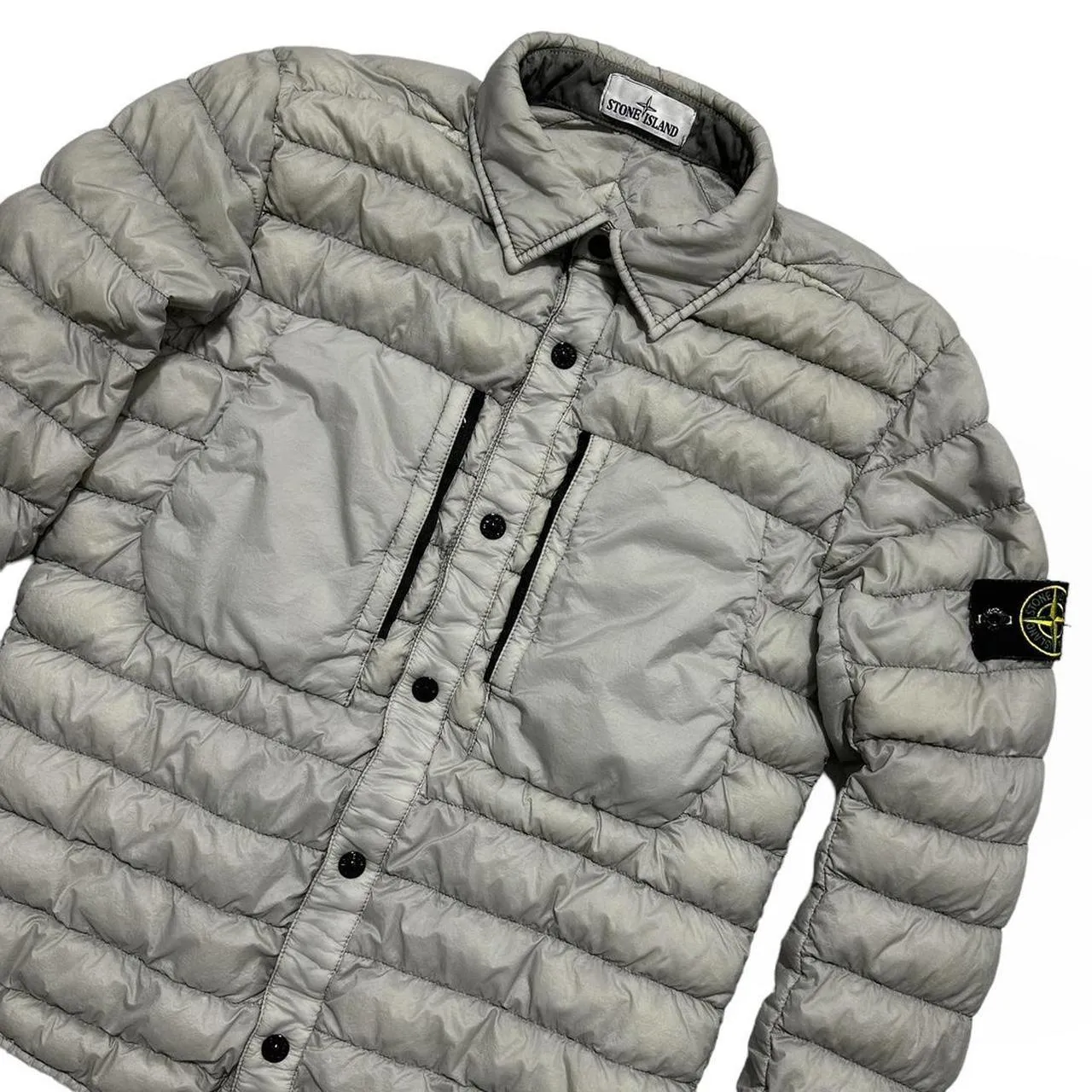 Stone Island Quilted Down Overshirt Jacket