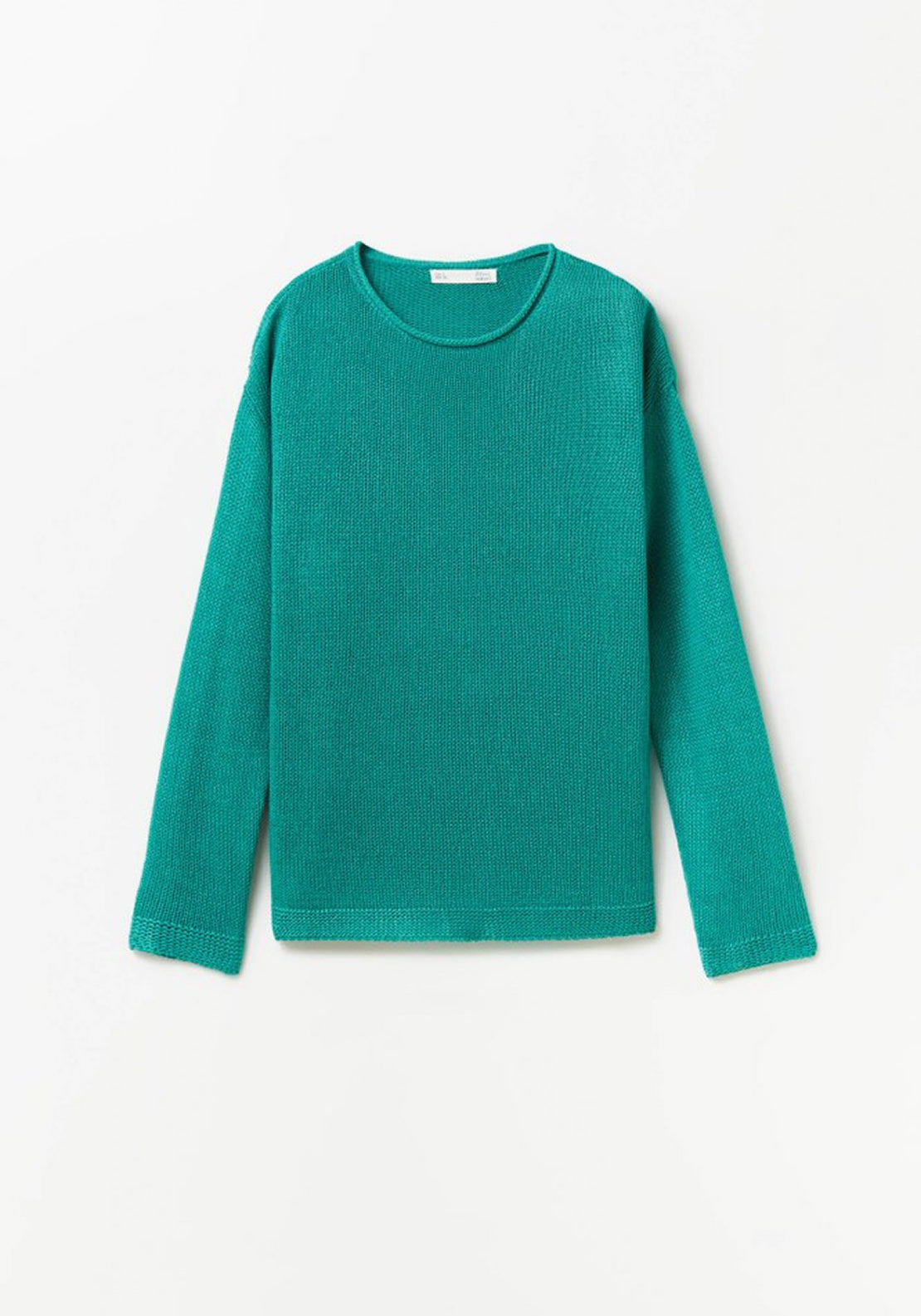 Trim detail knit sweater