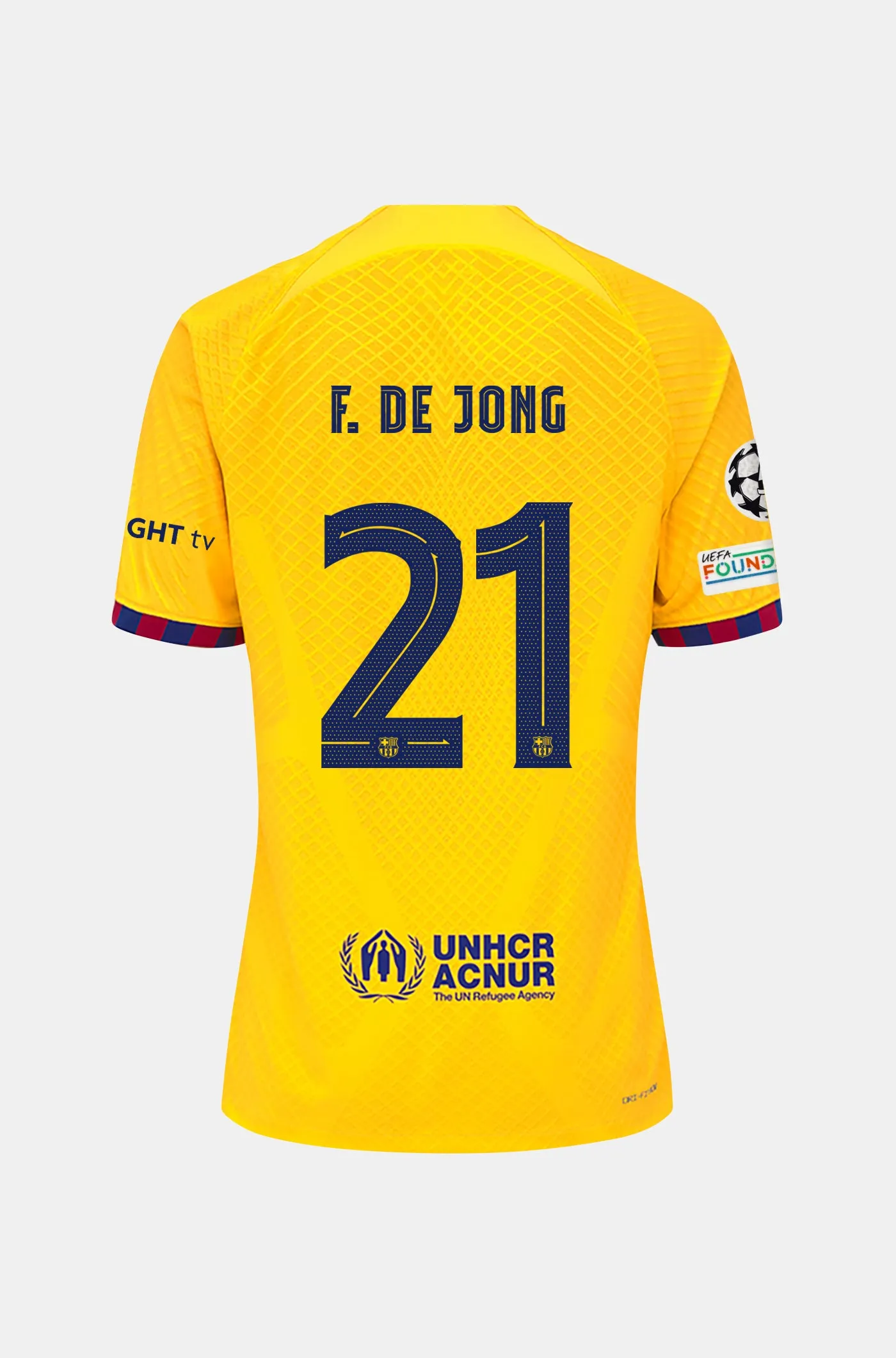 UCL FC Barcelona fourth shirt 23/24 Player’s Edition - F. DE JONG