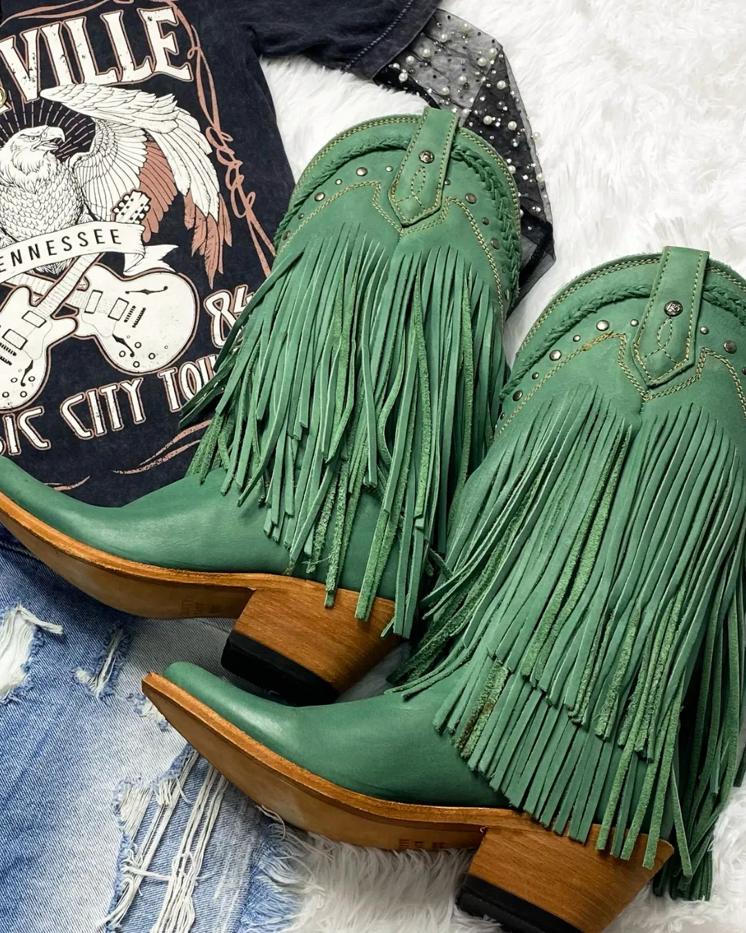 Vegas Fringe Boots