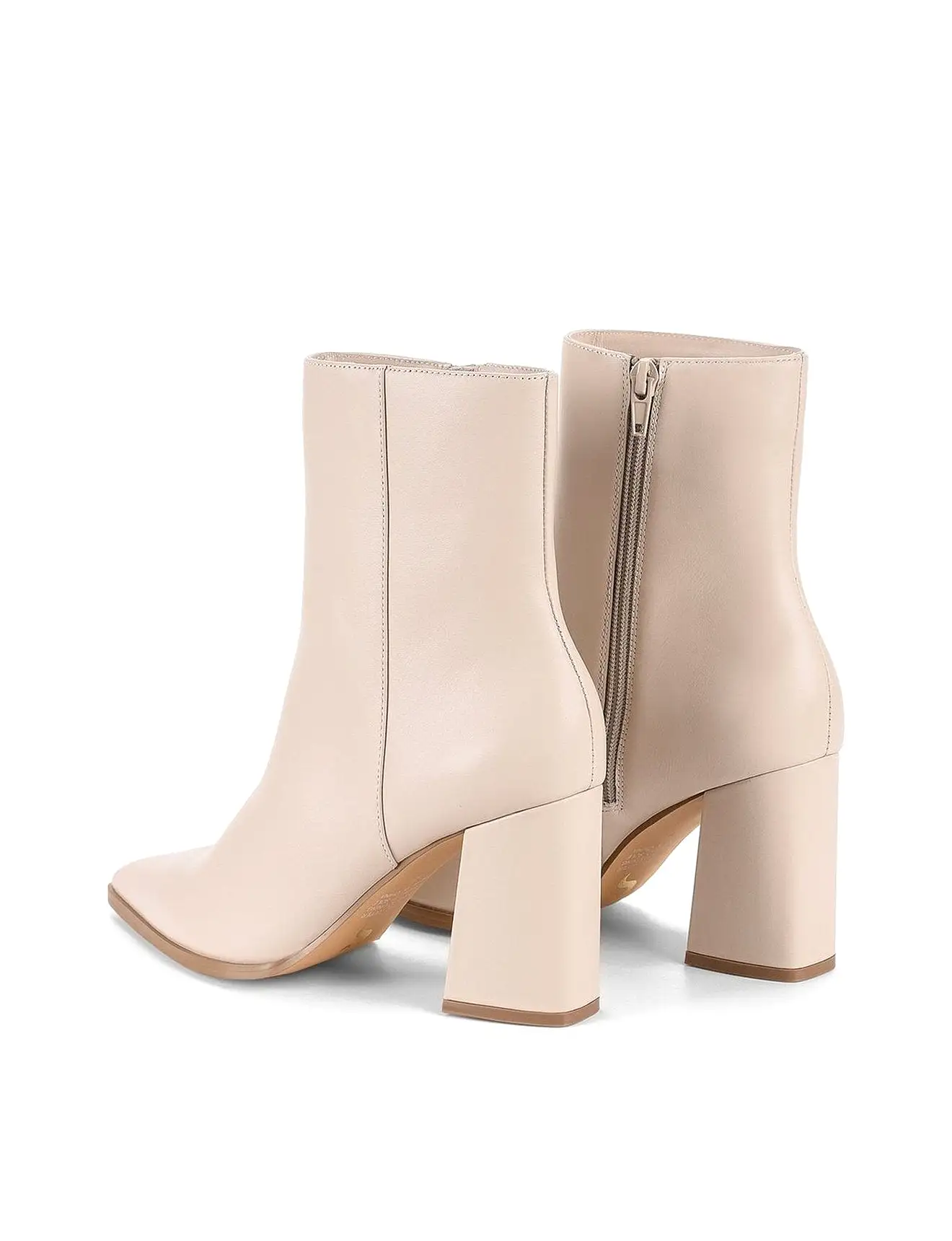 Willing Ankle Boots - Bone Leather